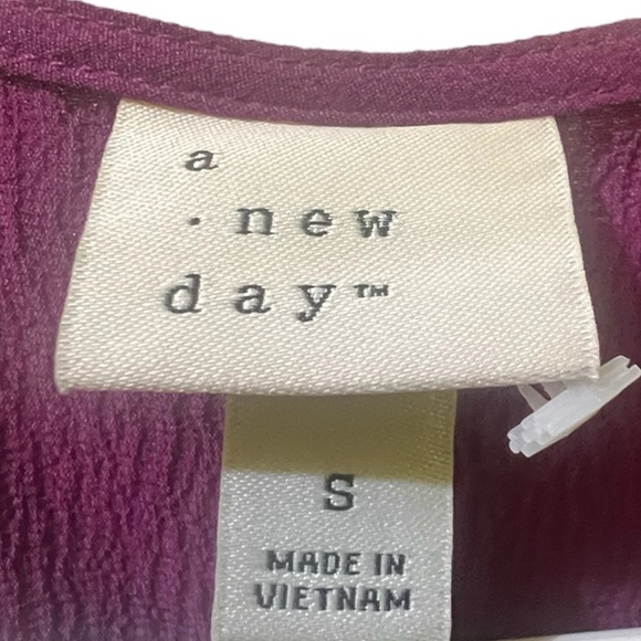 A New Day Dresses | Nwt Magenta A New Day Wrap Dress | Color: Purple | Size: S| - Picture 6 of 6